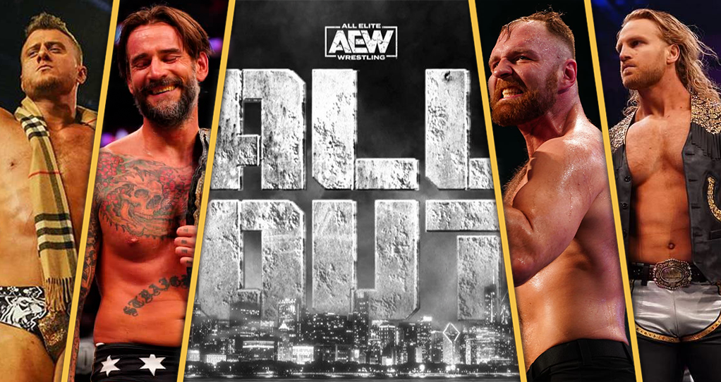 AEW All Out CM Punk Jon Moxley Hangman Page MJF