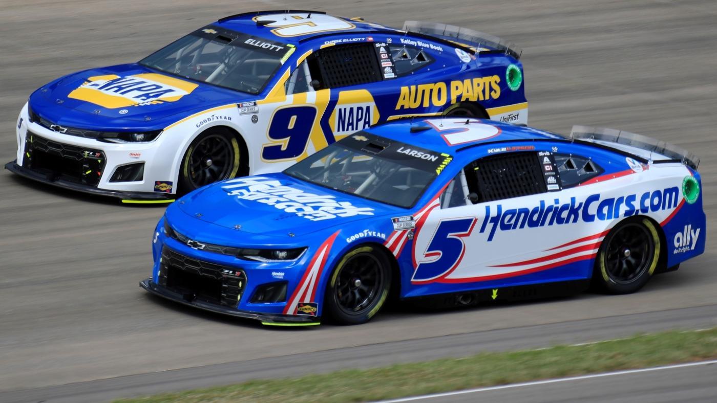 Chase Elliott Getty Kyle Larson NASCAR Cup Series