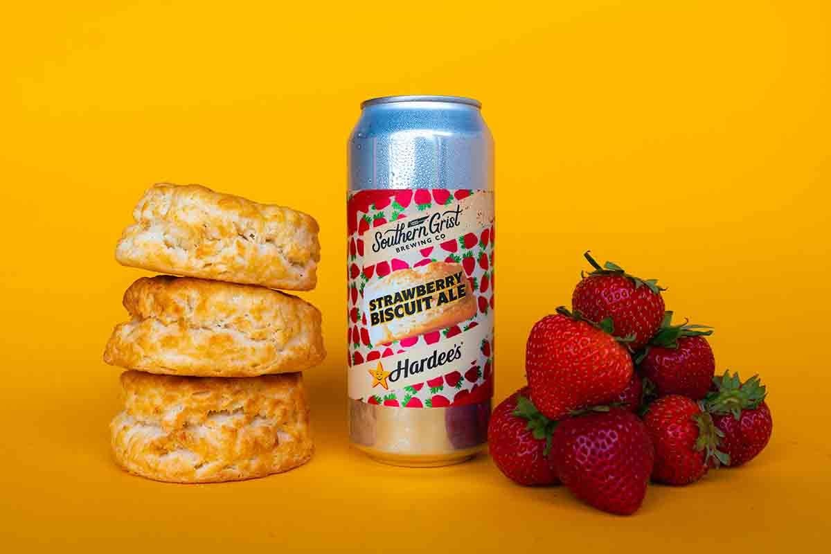 Hardee's Teams Up With Nashville Brewery to Create Strawberry Biscuit Beer(02)