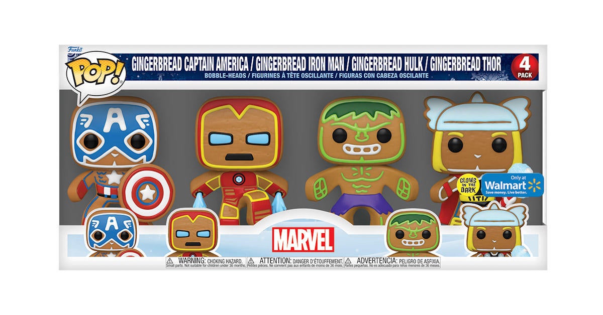 gingerbread marvel funko
