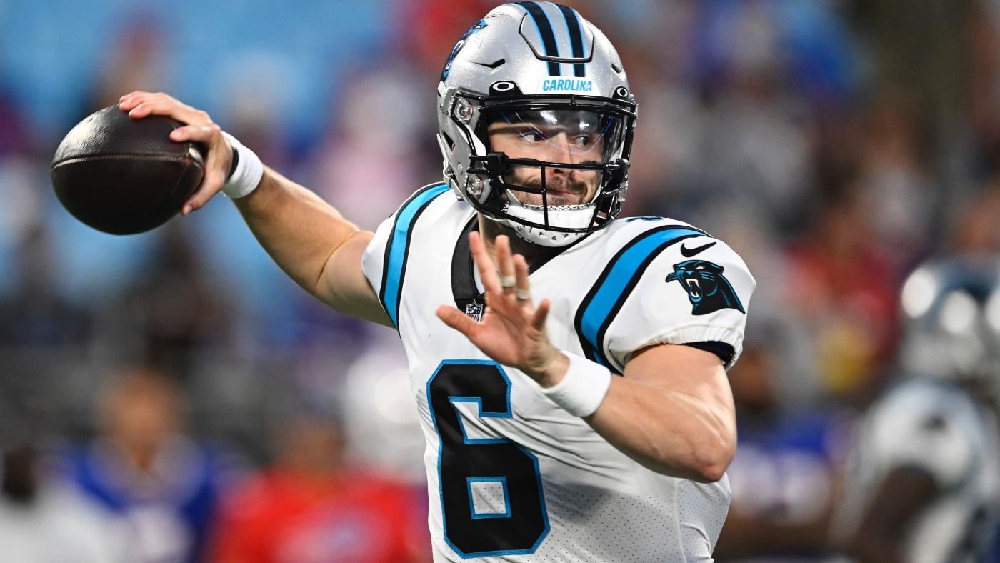 Baker Mayfield suffers high-ankle sprain in Week 5 loss to 49ers, Panthers QB will miss time, per report