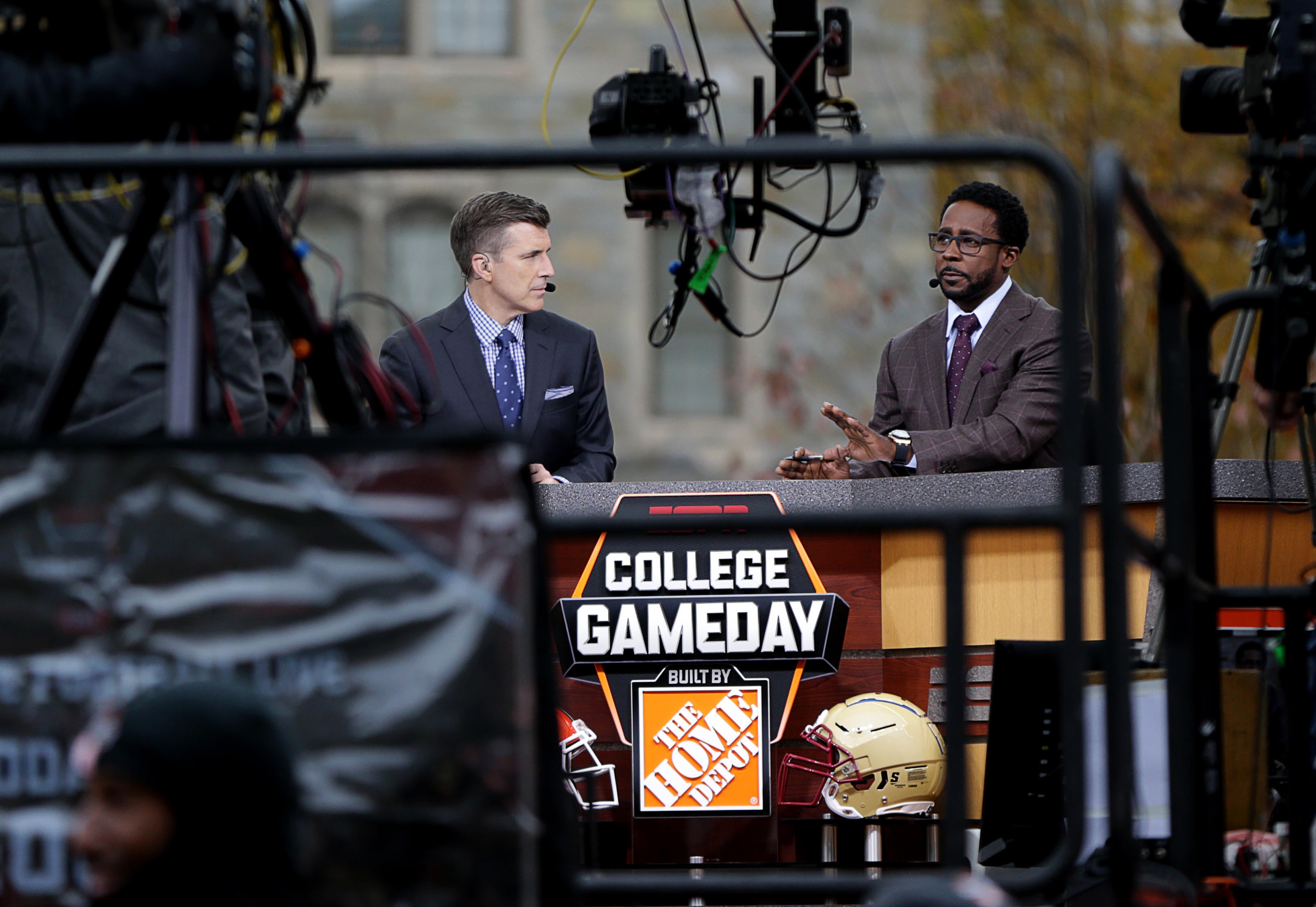 ESPN's "College GameDay" Films At Boston College