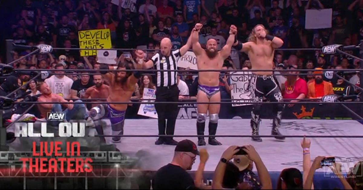 The Dark Order Earns Final Spot in AEW World Trios Titles Finals At All Out
