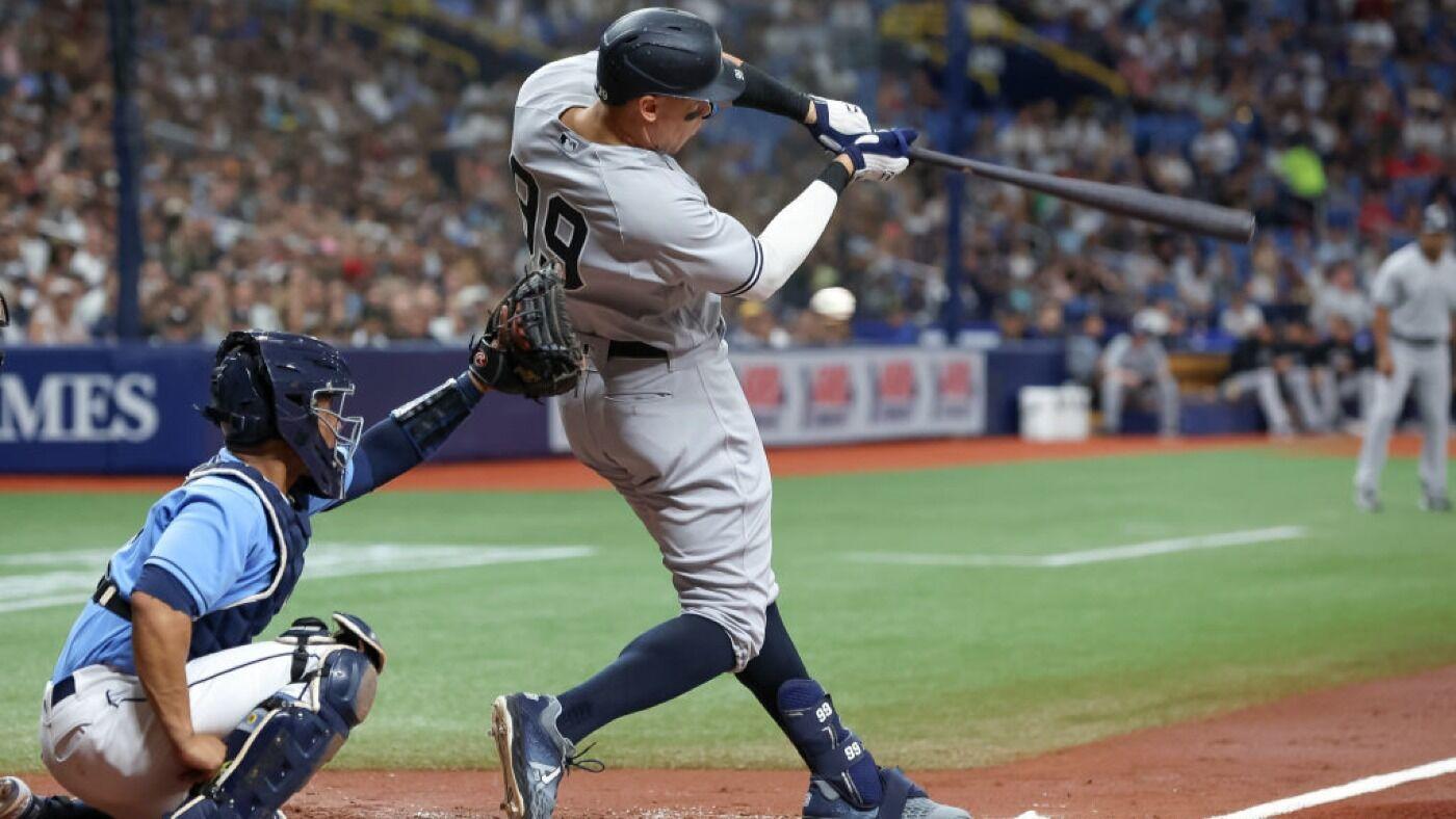 Yankees lose again despite Aaron Judge’s MLB-leading 52nd homer, have AL East lead shrink to four