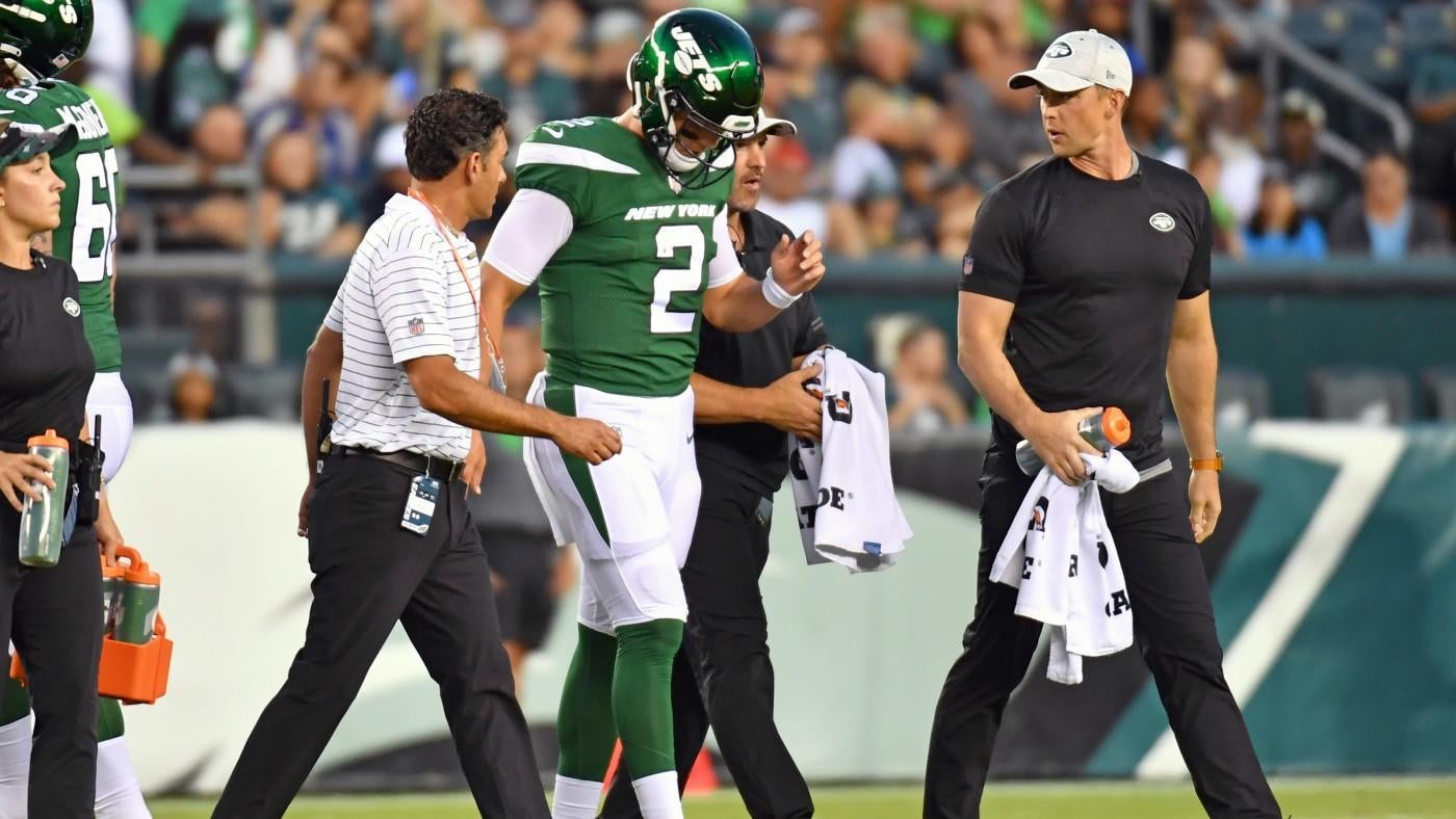 Jets' Zach Wilson likely out until Week 4 with knee injury; Joe Flacco will start vs. Ravens in Week 1