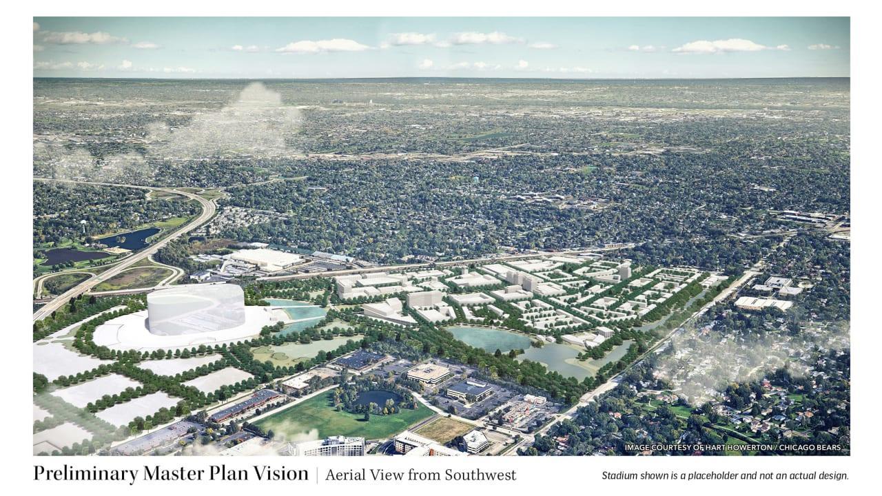 Bears eyeing new enclosed stadium, multi-purpose entertainment district for Arlington Heights property