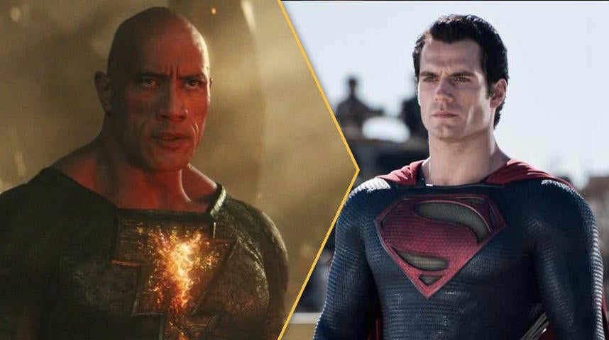 Black Adam meets Man of Steel