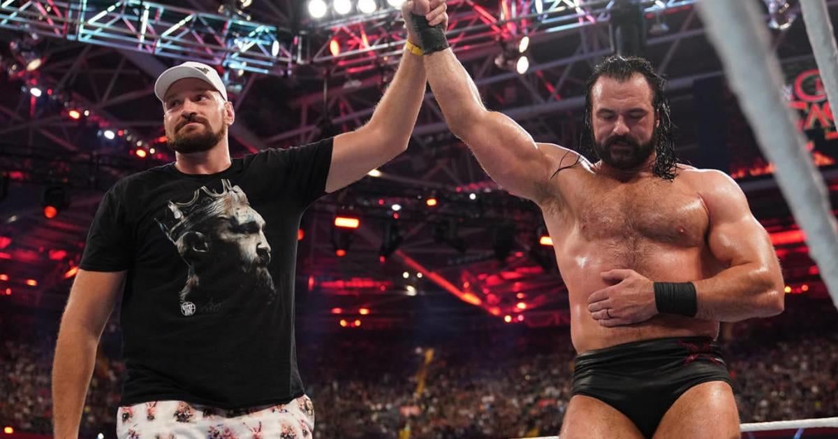 Why WWE's Clash at the Castle Ended With That Bizarre Sing-Along With Drew McIntyre and Tyson Fury