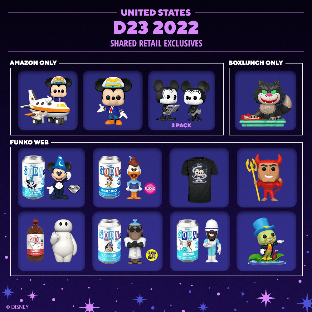 Here's Where To Get Funko D23 Expo 2022 Pop Figure Exclusives