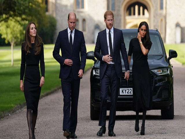 Prince William and Harry Reunite Alongside Kate Middleton and Meghan Markle to Mourn Queen Elizabeth