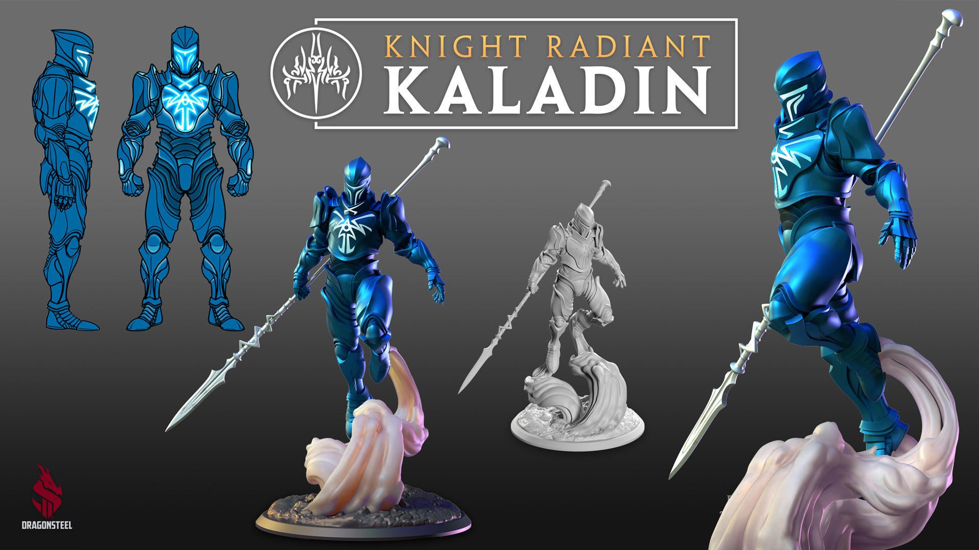 Stormlight Archives Miniatures Set Launches On Kickstarter, Kaladin ...