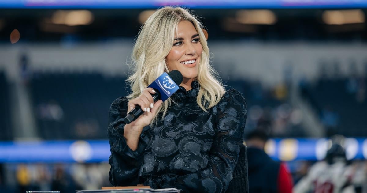 Thursday Night Football host Charissa Thompson during the NFL game