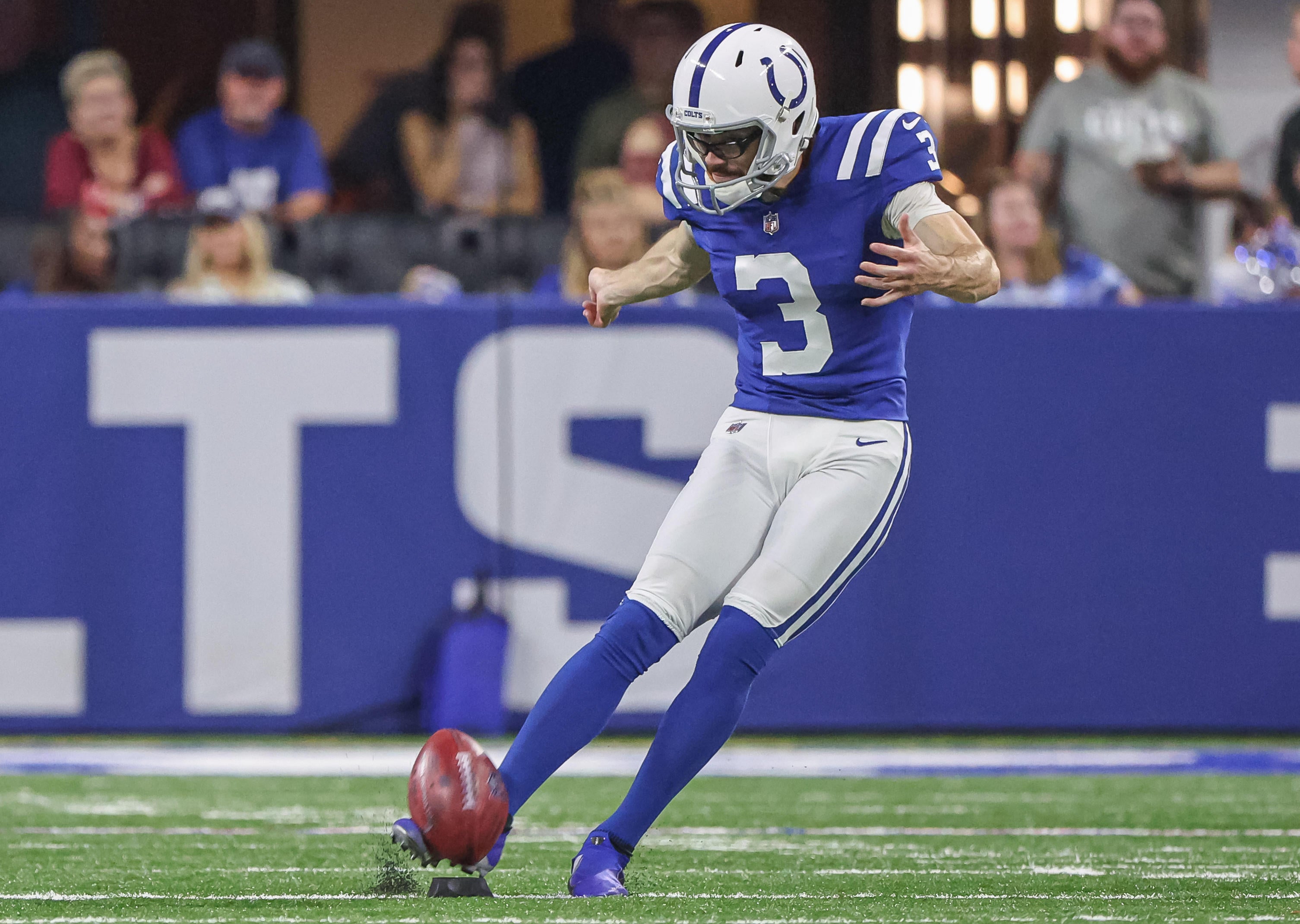 Colts cut kicker Rodrigo Blankenship and immediately sign two new kickers to battle it out, per report