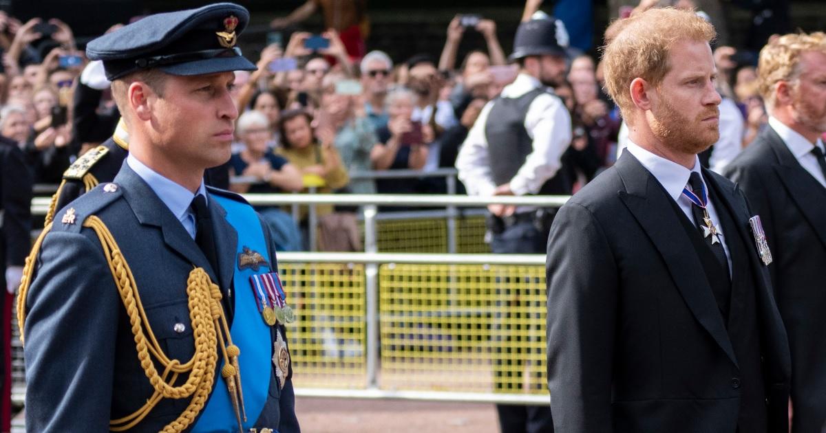prince-william-prince-harry-queen-funeral-getty-images