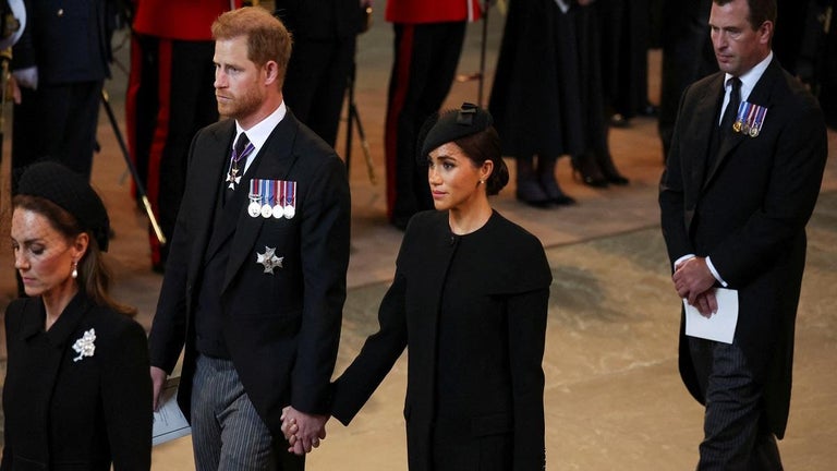 Prince Harry Spotted Crying at Queen Elizabeth's Service Alongside Meghan Markle, Kate Middleton