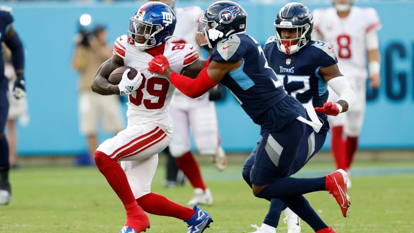 Giants' Kadarius Toney not worried about low snap count in Week 1: 'I get paid to play, not coach'
