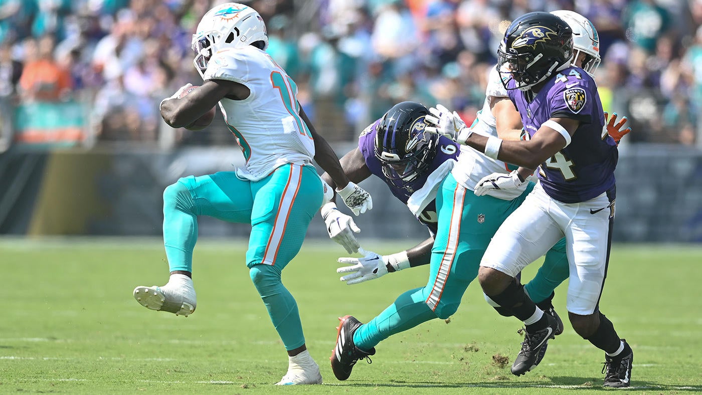 NFL scores, schedule, live Week 2 updates: Tua Tagovailoa, Tyreek Hill combine for two long TDs vs. Ravens