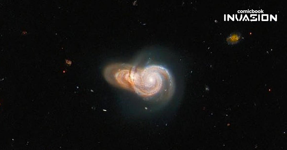 La NASA partage une image étonnante de la galaxie « collision »