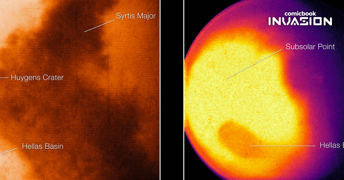 NASA's b Telescope Captures Its First Look at Mars