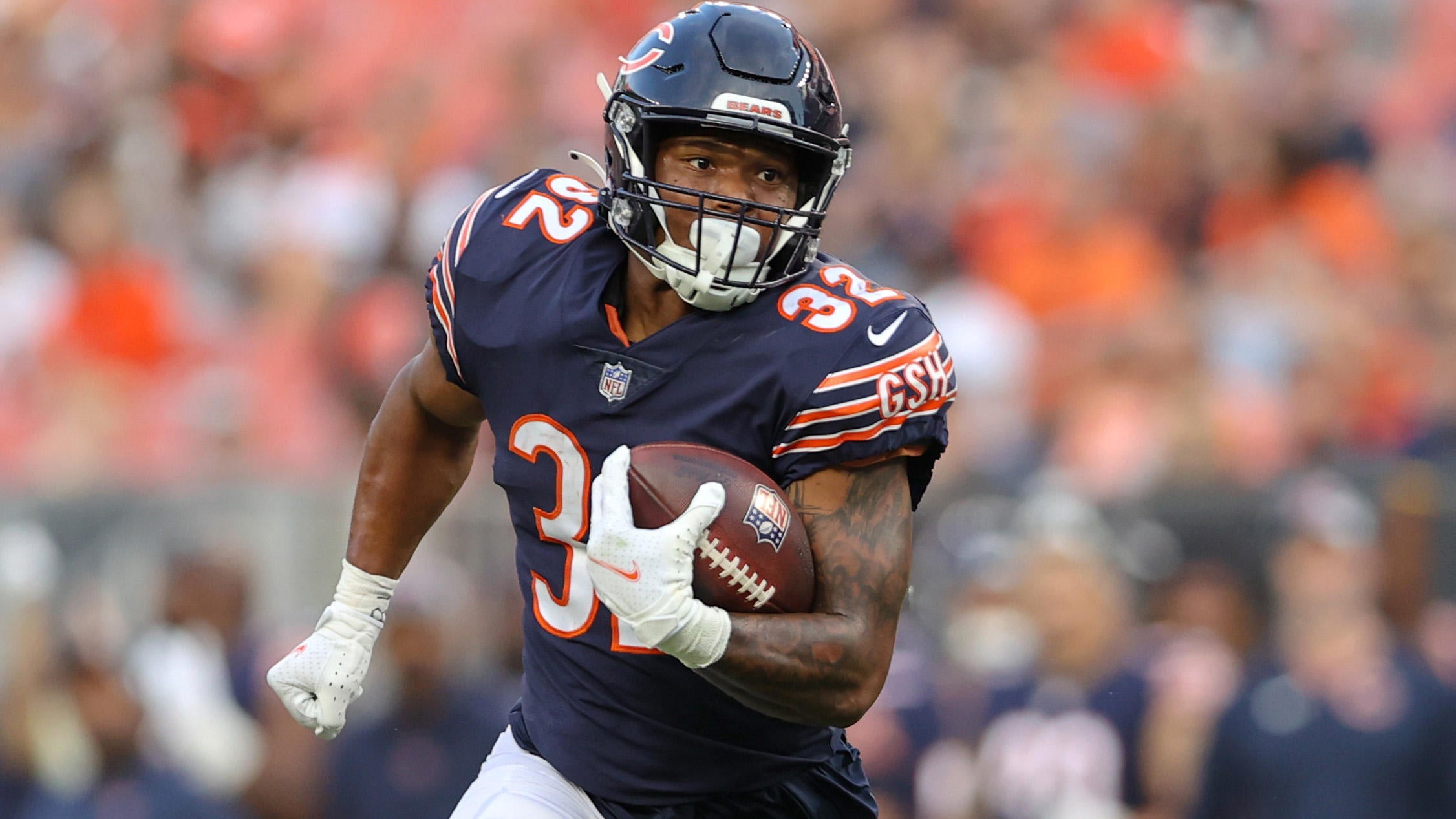 Chicago Bears' David Montgomery forges ahead despite difficult past