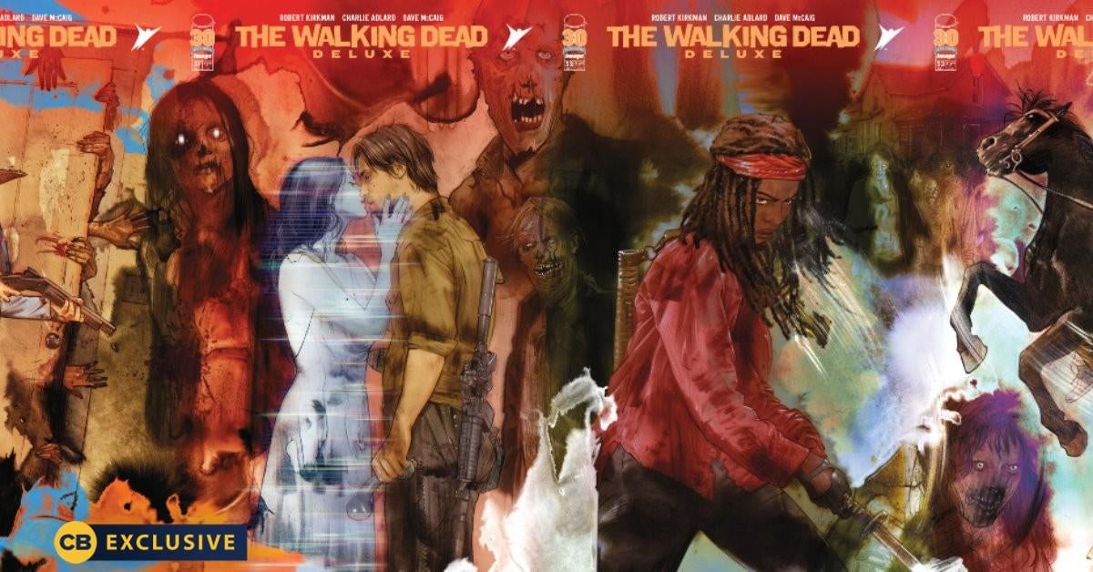 Variant Modtager hektar The Walking Dead Deluxe Debuts Tula Lotay's Connecting Variant Covers  (Exclusive)
