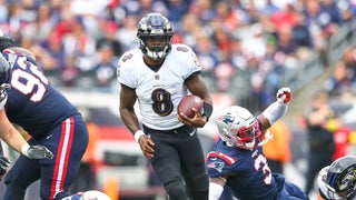 Lamar Jackson turned in historic performance vs. Patriots despite Ravens  being down to fourth-string LT 