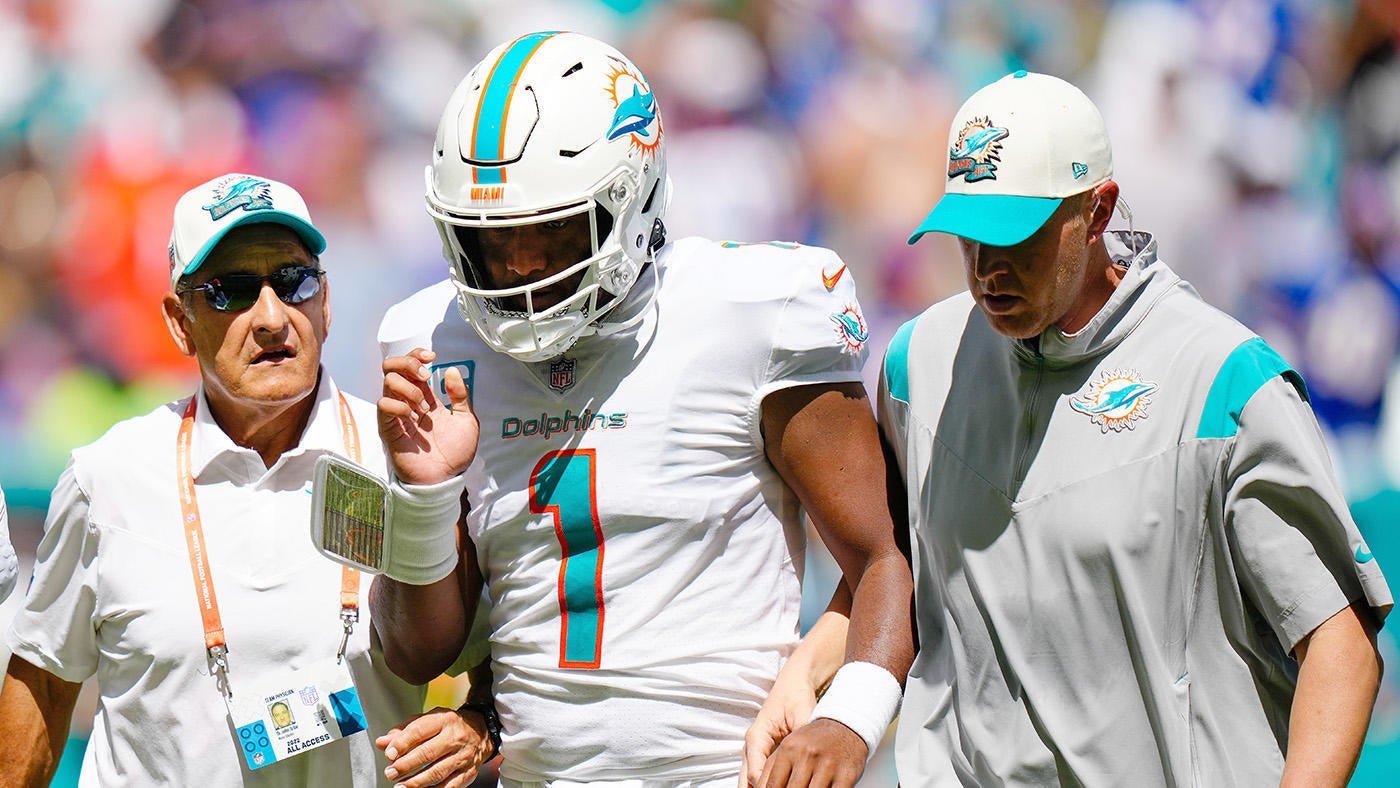 Dolphins' Tua Tagovailoa doing 'everything he can' to play vs. Bengals despite back, ankle injuries