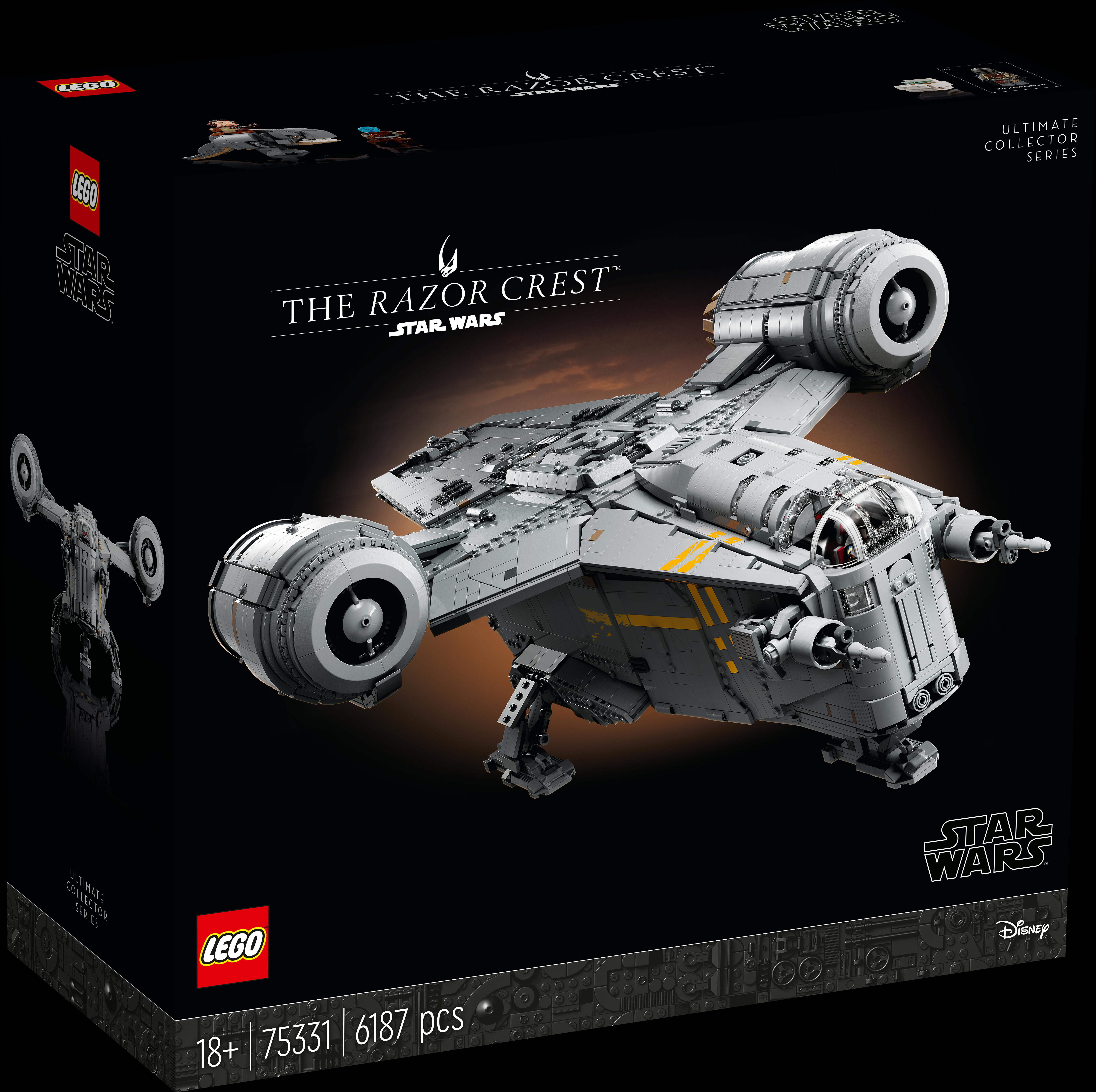 Star Wars: The Mandalorian Razor Crest UCS LEGO Set Will Include 6,187 Pieces
