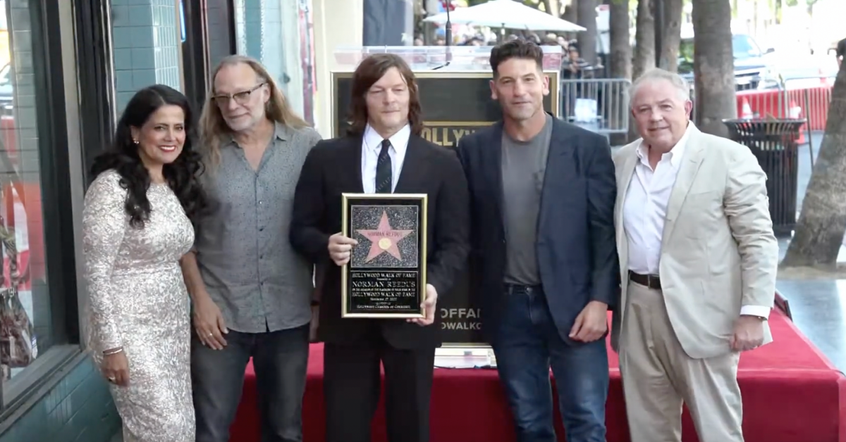 Watch The Walking Deads Norman Reedus Receive Hollywood Walk Of Fame Star 6700