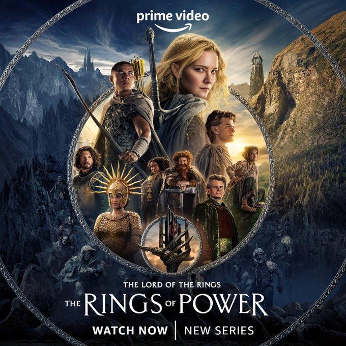 teases The Lord of the Rings: The Rings of Power posters