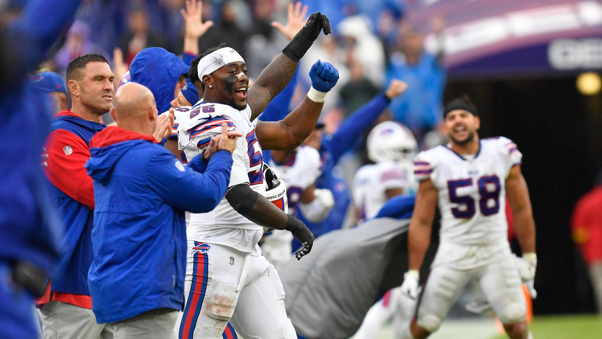 Bills vs. Ravens score: Historic pick-six lifts Buffalo, Lamar Jackson  exits with injury as Bills advance 