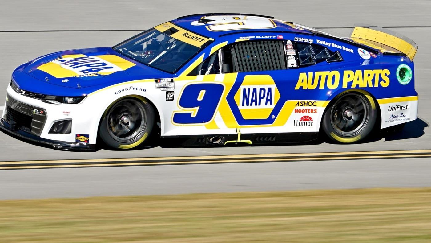 NASCAR playoffs at Talladega Chase Elliott steals win with final lap pass to clinch spot in Round of 8