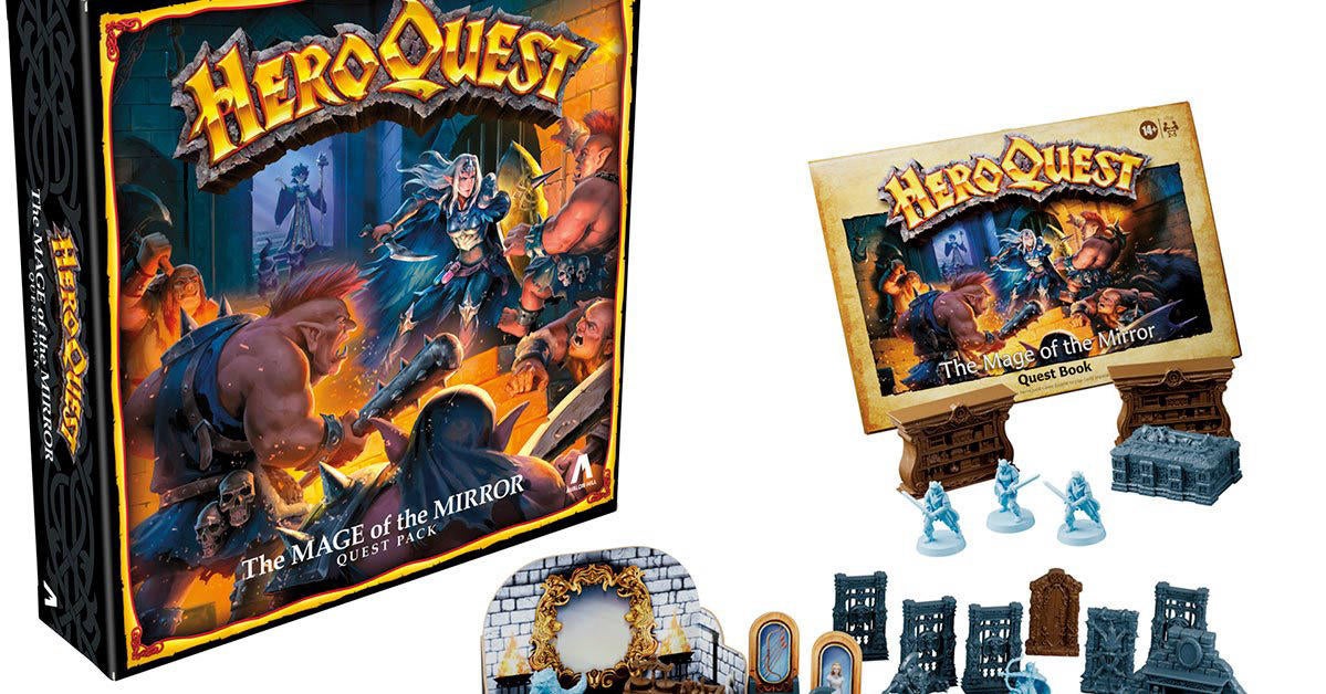 HeroQuest The Mage of the Mirror Expansion Is Up for Pre-Order