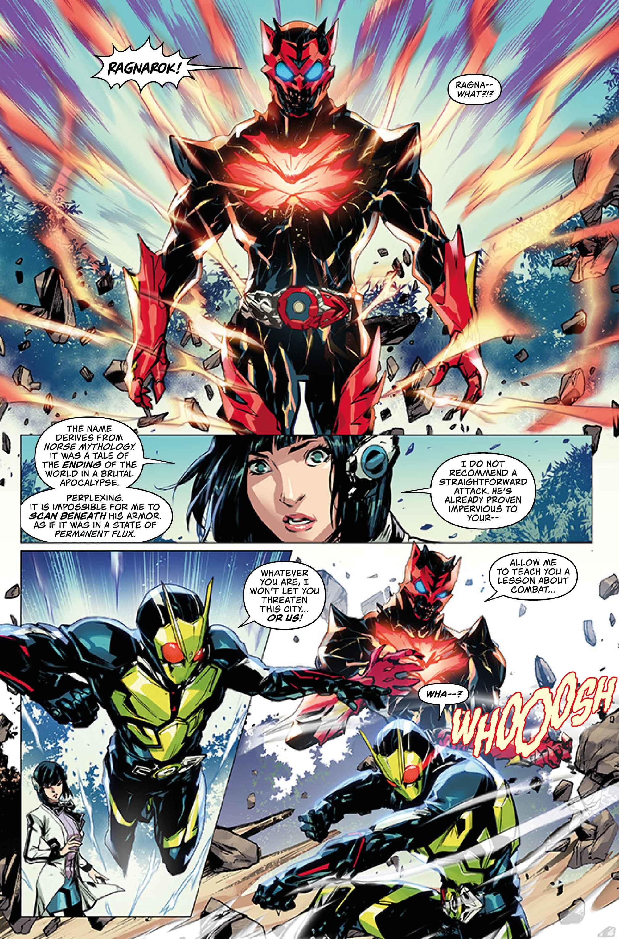 Kamen Rider Zero-One #1 Releases First Look By Titan Comics