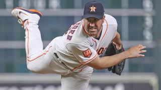 Houston Astros relief pitcher Phil Maton delivers during the sixth