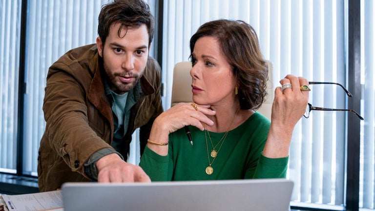 Marcia Gay Harden and Skylar Astin Talk 'Black Sheep' Characters and 'Huffy' Moms in CBS Mystery 'So Help Me Todd' (Exclusive)