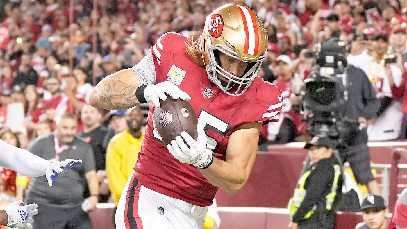 49ers not concerned with George Kittle's lack of production: Getting him ball more 'will take care of itself'