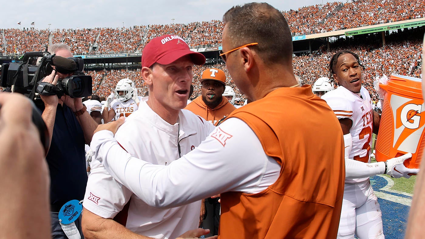 College football games, Week 6: Oklahoma aims to prove it's 'back' like Texas in last Big 12 Red River Rivalry