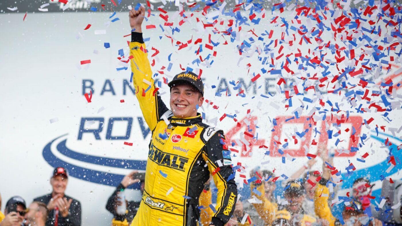 NASCAR Playoffs at Charlotte Roval results Christopher Bell wins in wild finish to Bank of America Roval 400