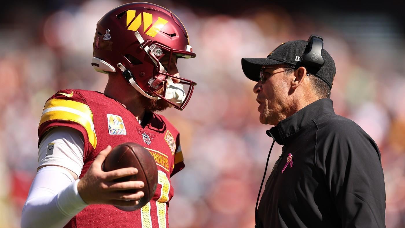 Ron Rivera points to 'quarterback' as reason why other NFC teams are further ahead than Commanders