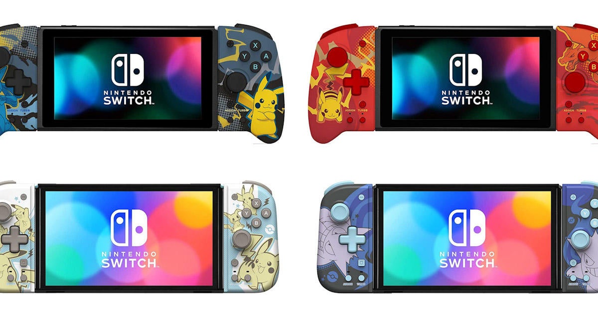 New Nintendo Switch Pokemon Split Pad Compact and Pro Controllers Are