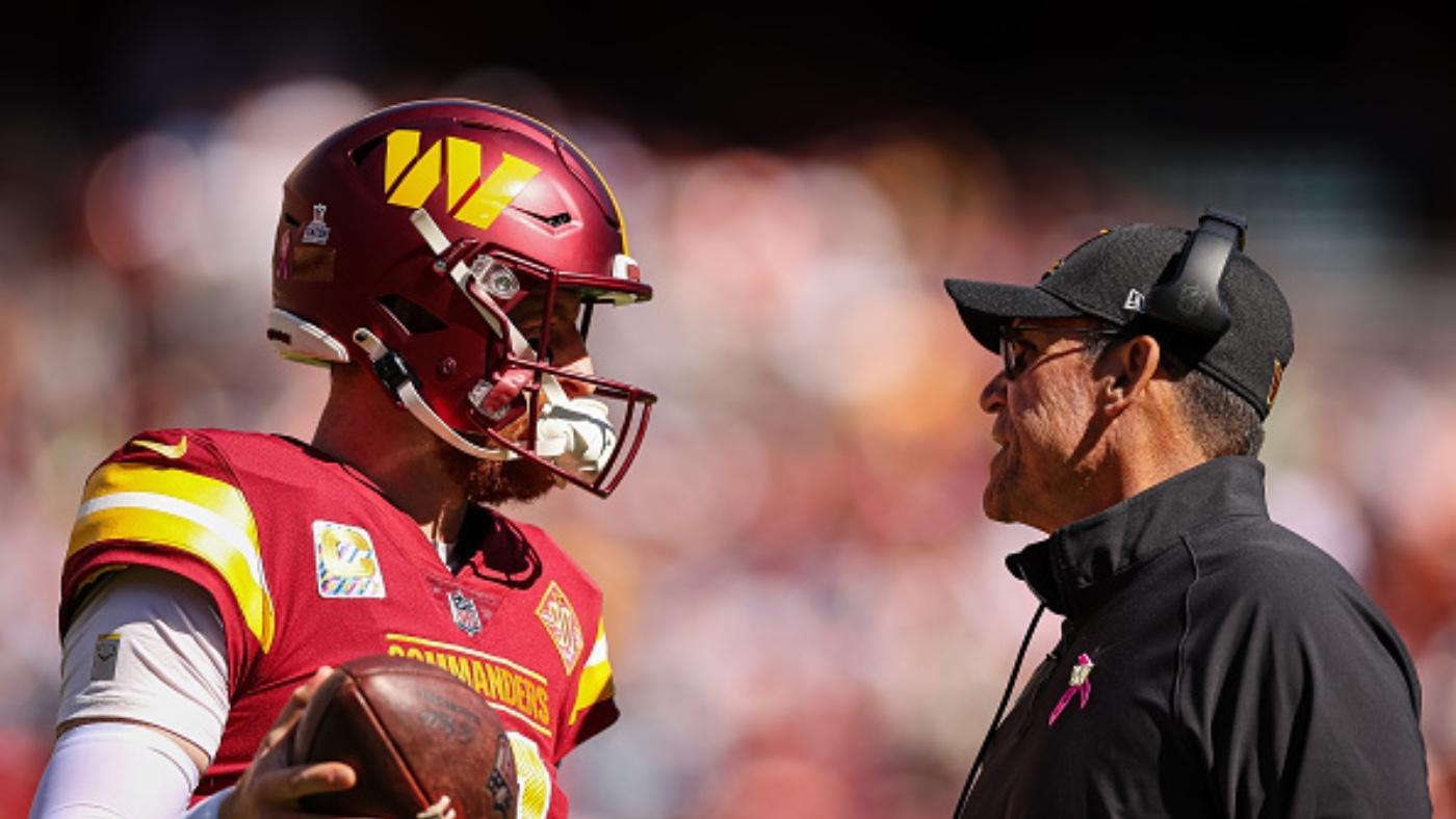 Commanders' Carson Wentz calls Ron Rivera 'awesome' after coach's passionate press conference