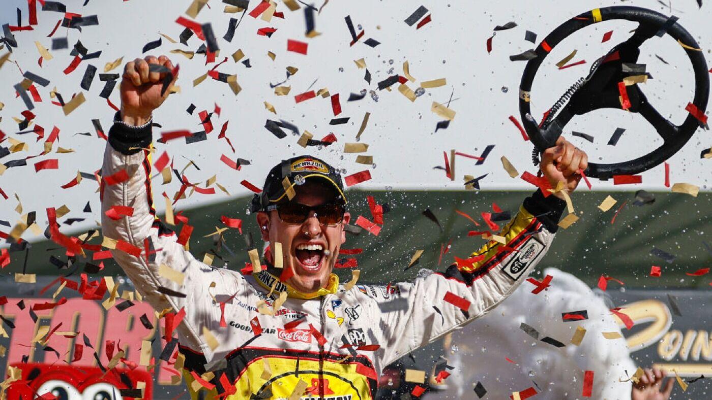 NASCAR playoffs at Las Vegas results Joey Logano surges past Ross