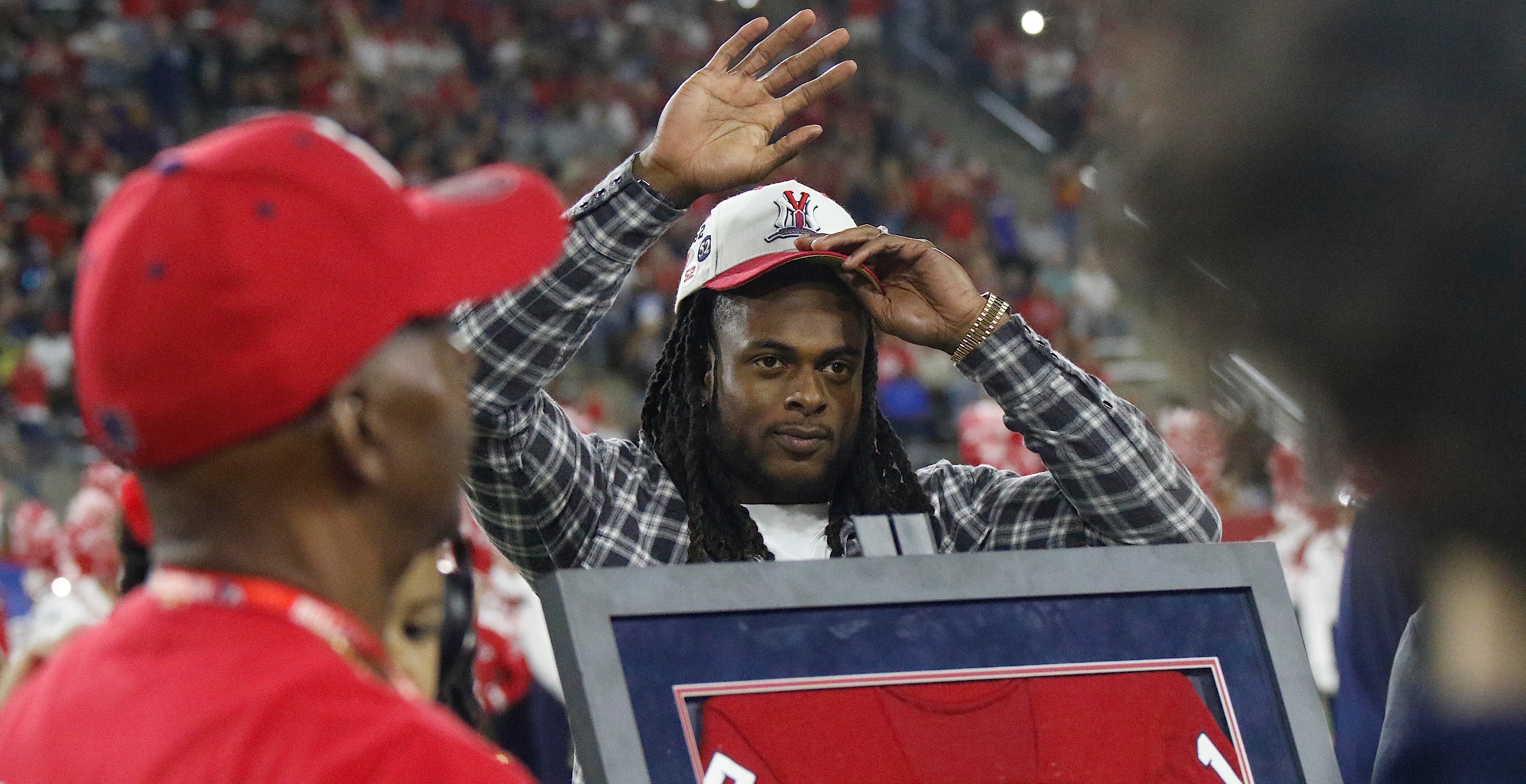 Davante Adams' jersey retired at Fresno State 