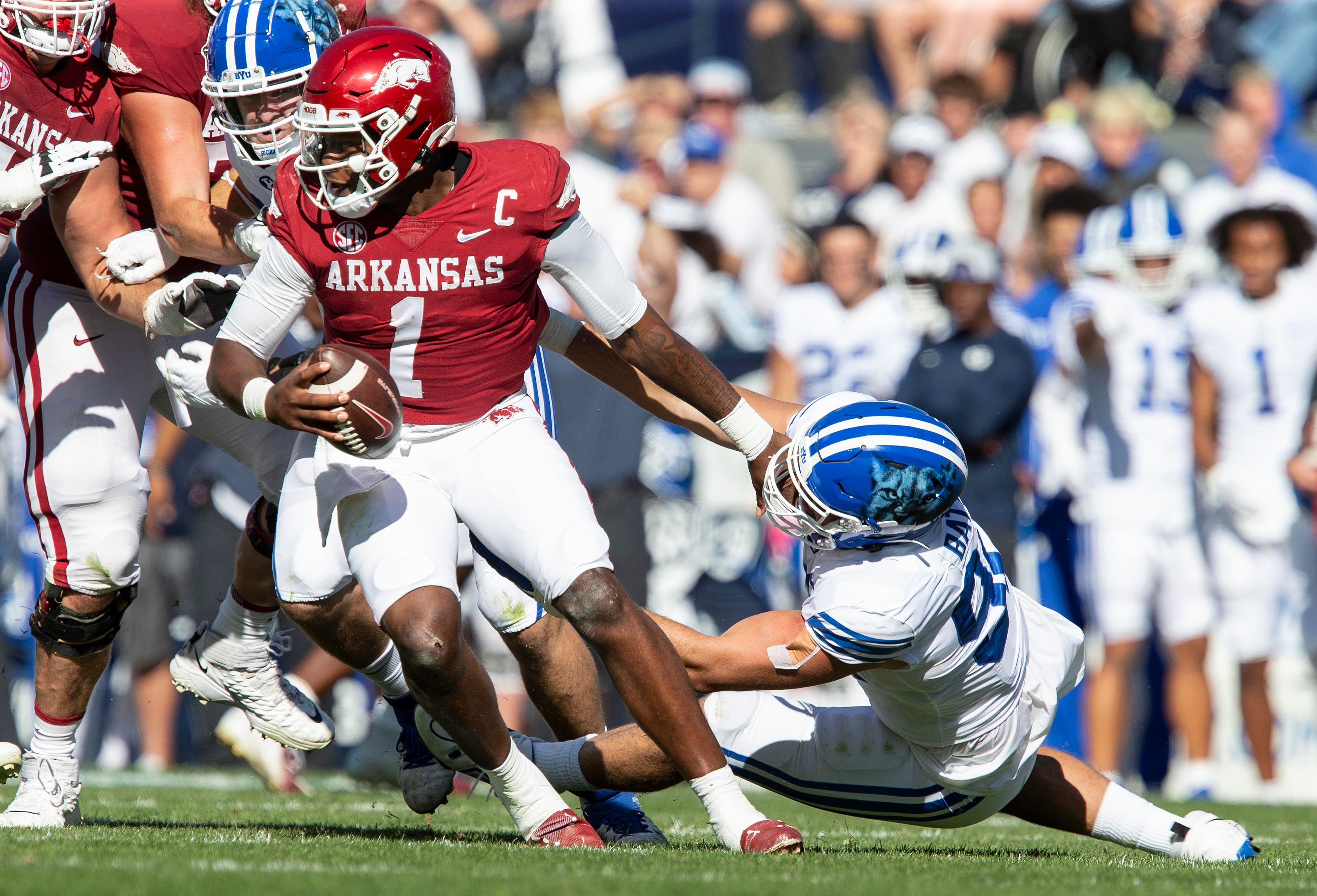 Late Kick: Arkansas rights the ship against BYU 