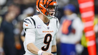 Cincinnati Bengals linebacker Logan Wilson (55) in coverage during an NFL  football game against the New