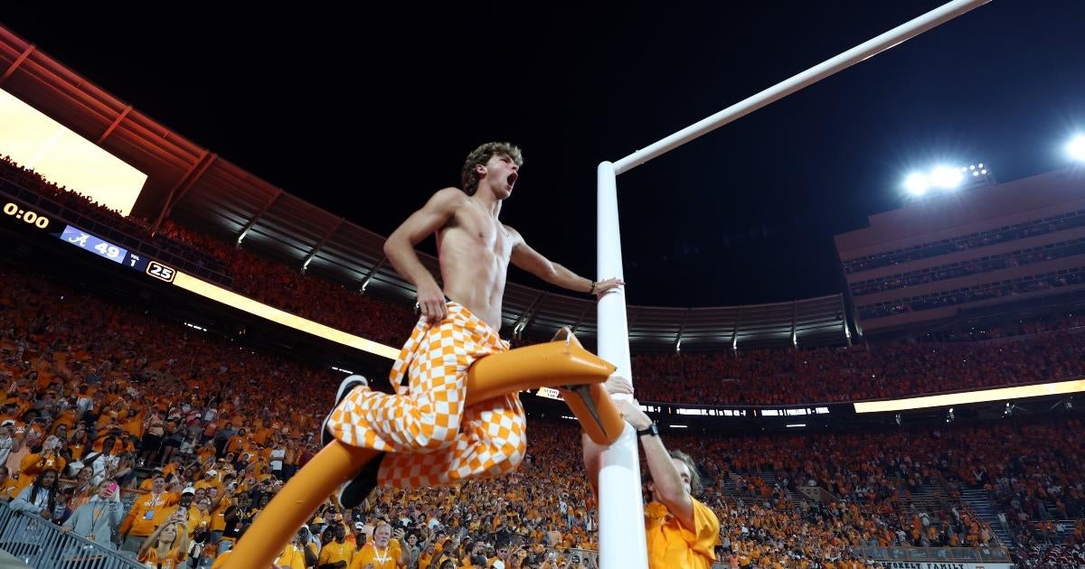 Tennessee needs new goal posts after euphoric win over Alabama : NPR