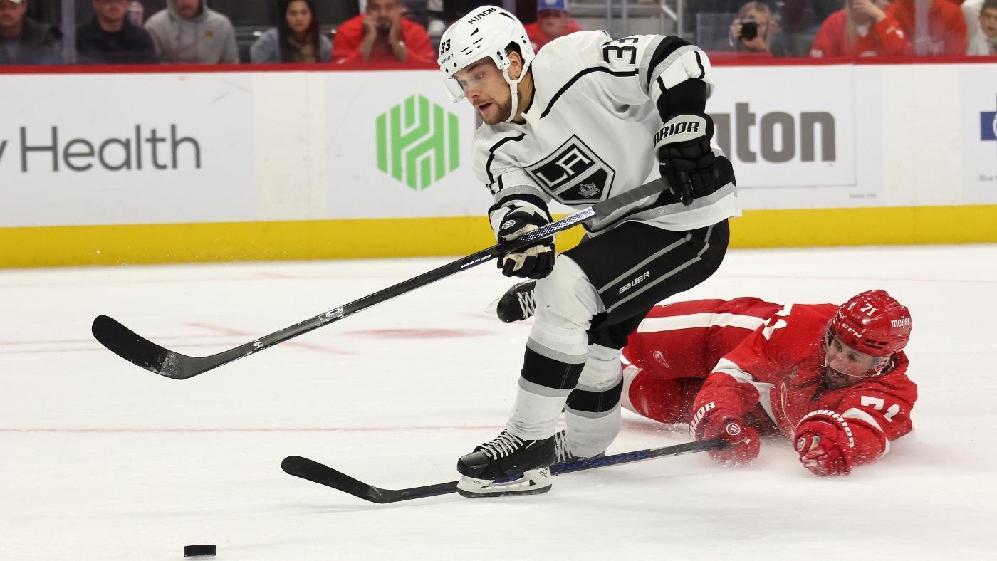 WATCH: Red Wings' Dylan Larkin makes game-saving play with heroic effort against Kings