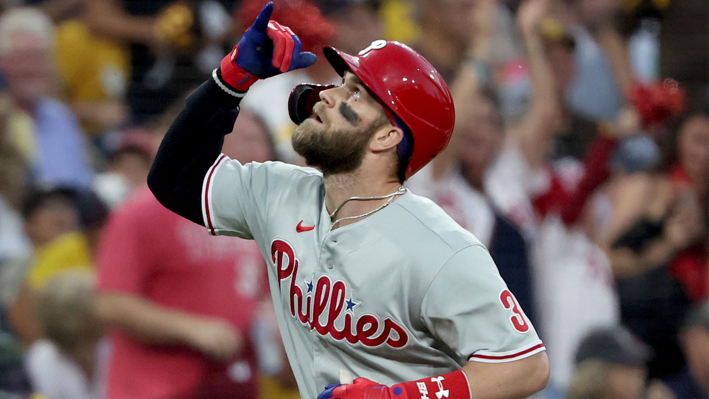 Phillies' Bryce Harper continues playoff hot streak, homers off Padres' Yu Darvish in NLCS Game 1