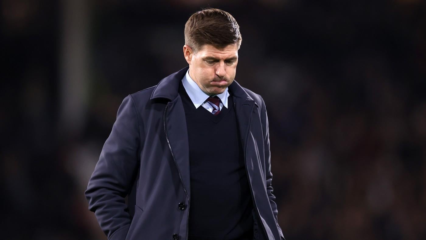 Steven Gerrard sacked by Aston Villa following embarrassing loss to Fulham; club sits in 17th place